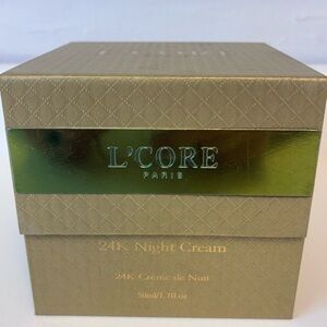 L'Core Paris 24K Night Cream - Gold